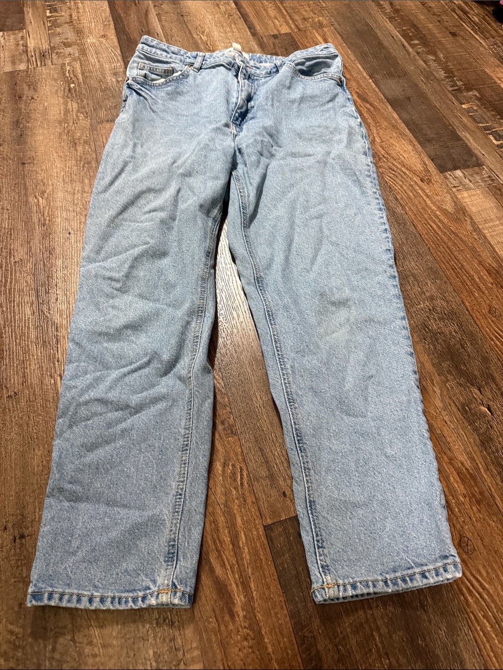 H&M Light Blue Straight Leg Jeans